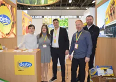 El equipo de Derby, importadores eslovenos de plátanos de Sudamérica.